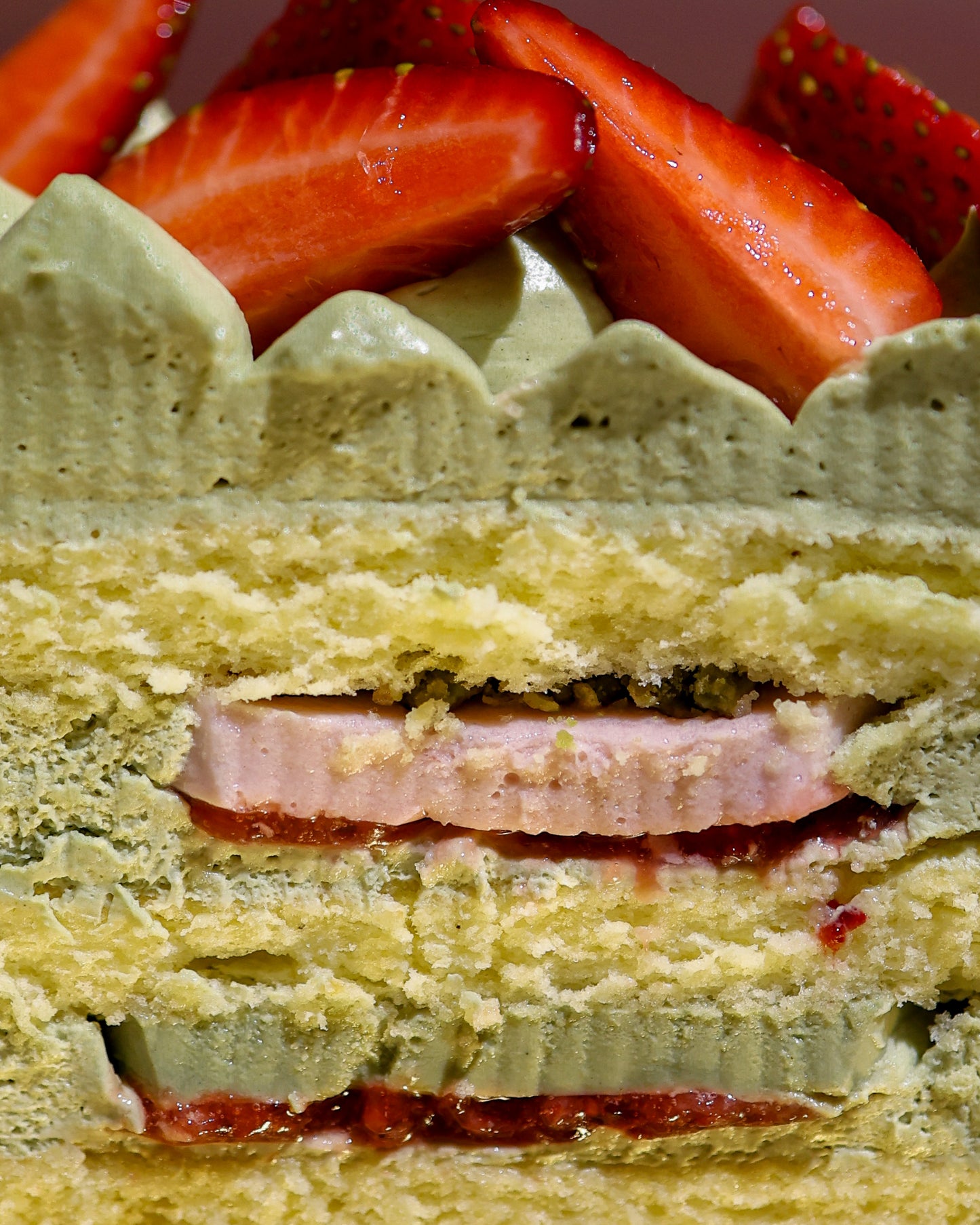 STRAWBERRY MATCHA CAKE | PRE ORDER